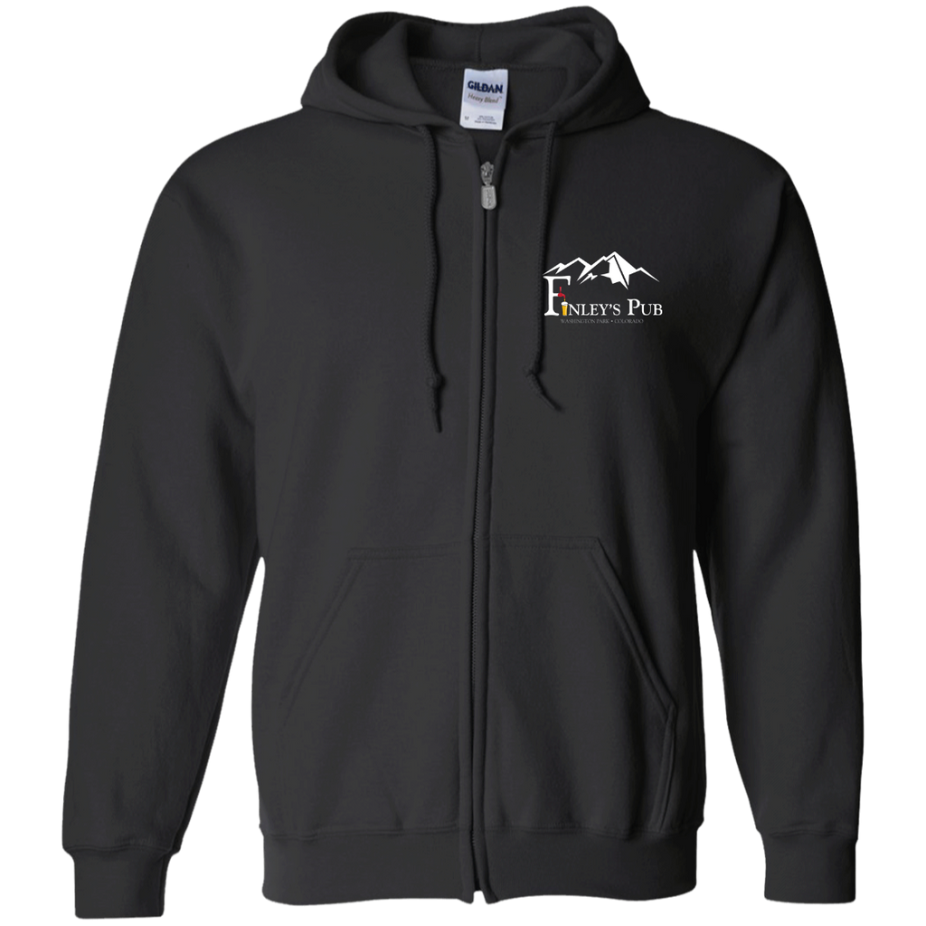 Finley's Pub Embroidered Zip Hoodie