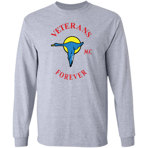Veterans Forever goose logo with black 4500x5400 G240 LS Ultra Cotton T-Shirt