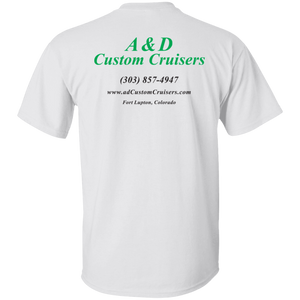 ALLAN NEW AD Custom Cruiser front art 3500x4400 G500 5.3 oz. T-Shirt