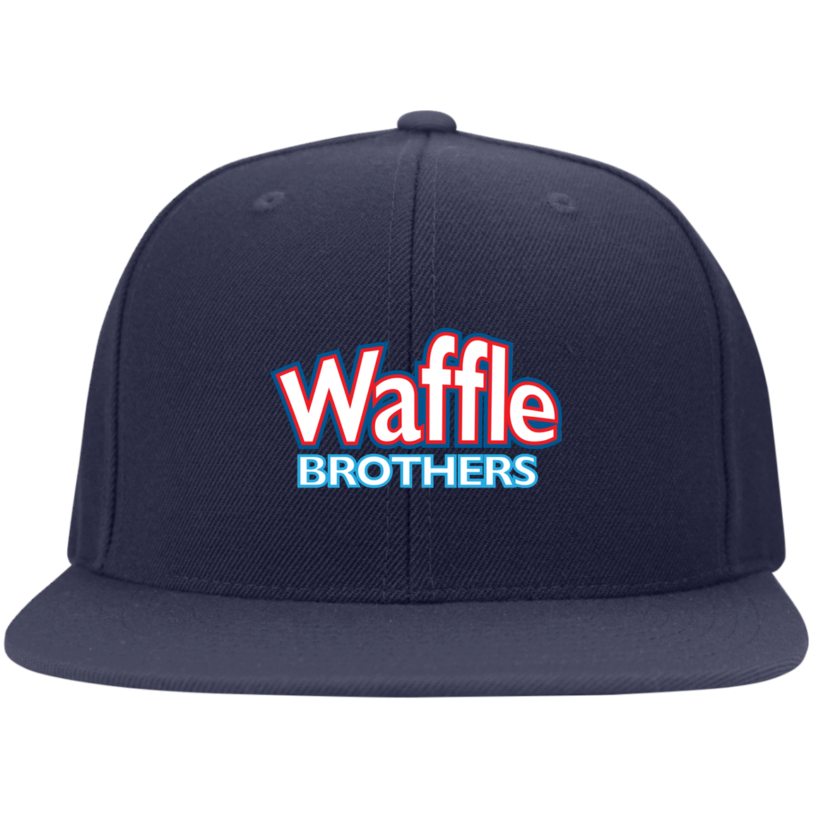 Waffle Brothers Flat Bill Twill Flexfit Cap