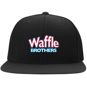 Waffle Brothers Flat Bill High-Profile Snapback Hat