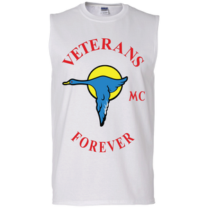 Veterans Forever goose logo with black 4500x5400 G270 Men's Ultra Cotton Sleeveless T-Shirt